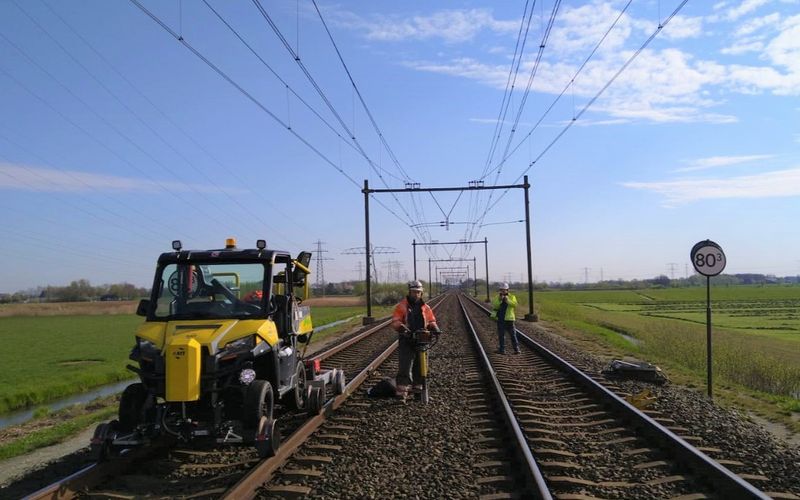 Rolling stock on track